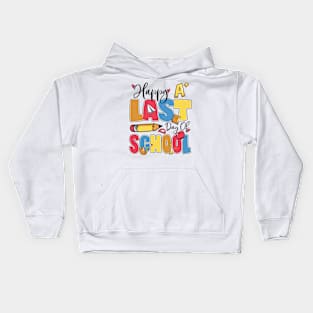 Funny Last Day of School Gift Idea for kids teacher Kids Hoodie